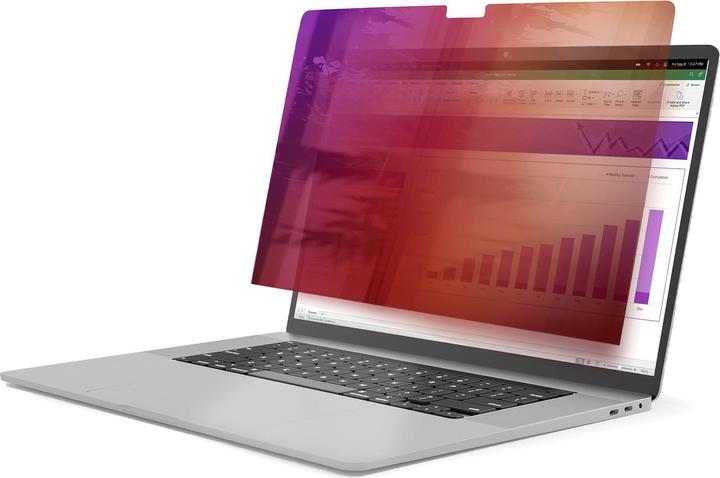 StarTech COM 35,56cm 14Zoll MacBook Pro 21/23 Blickschutz Doppelseitiger Laptop Goldfilter mit Erhöh (14", 16:9)
