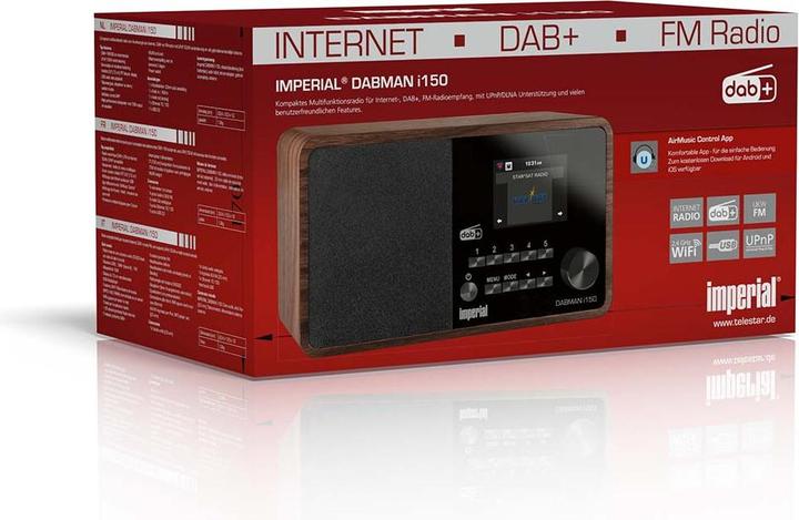 Produktbild Imperial Dabman i150 (Internetradio, DAB+, UKW, FM, WLAN)