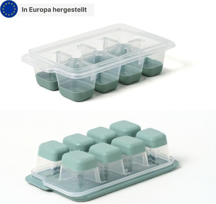 Produktbild B-Home Eiswürfelbehälter mit Deckel Eiswürfelform Eiswürfelschale