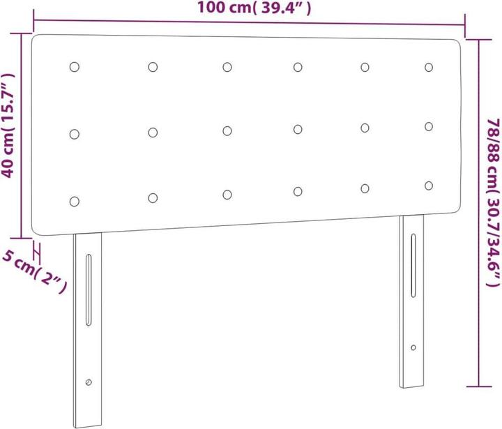 Immagine prodotto vidaXL Herold (100 x 5 x 78/88 cm)