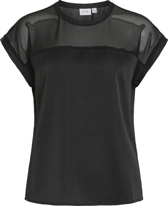 Actual product image Vila Mesh top with short sleeves (40)