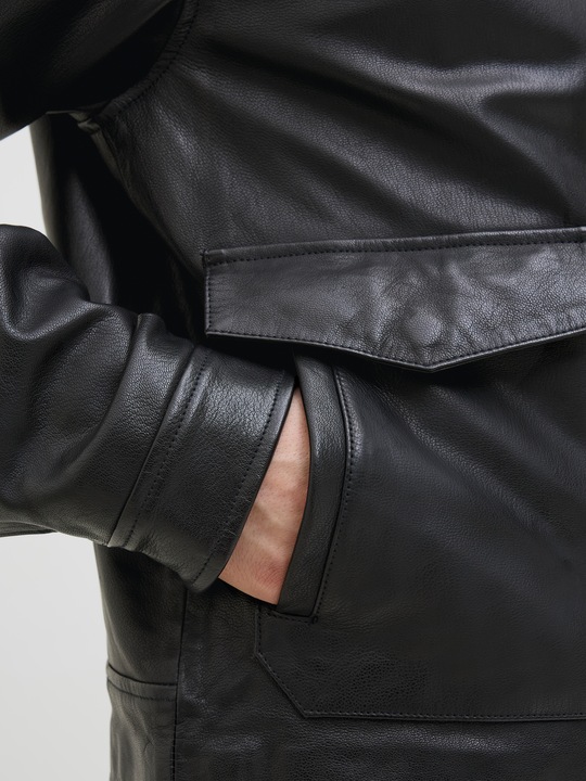 Produktbild Jack & Jones Lederjacke Lederjacke (M)