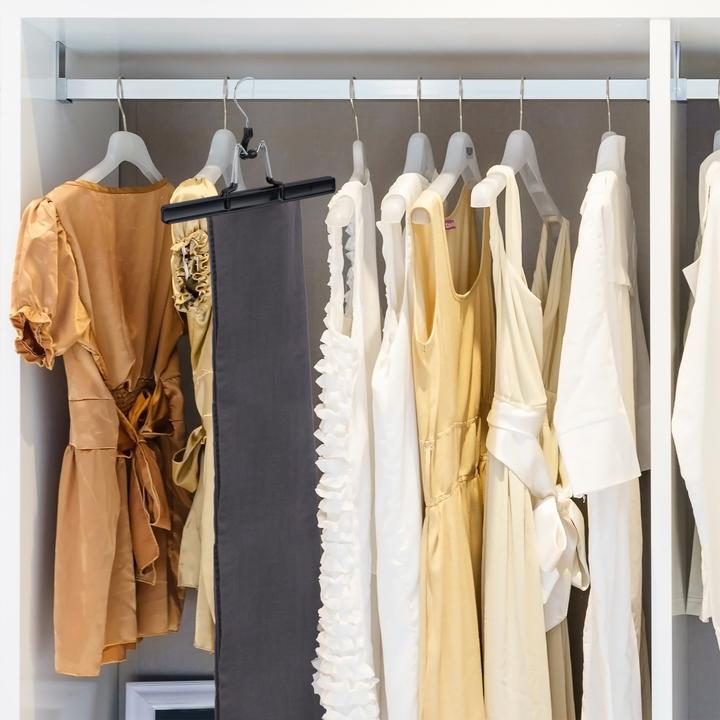 Actual product image Relaxdays Pants Hangers, Swivel Hooks (5 x)