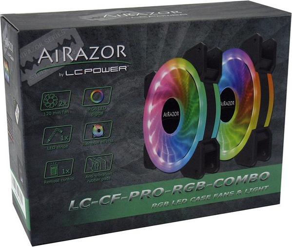 Actual product image LC-Power LC-CF-PRO-RGB-COMBO (120 mm, 2x)