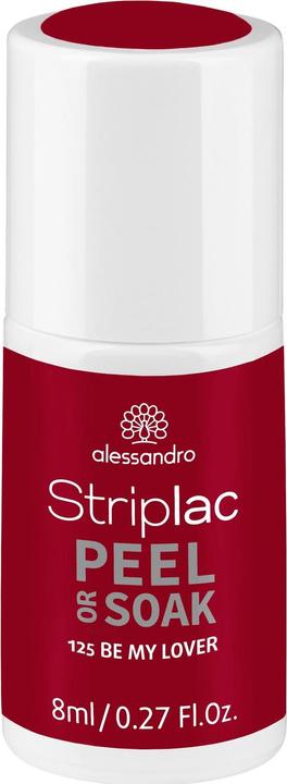 Alessandro Striplac Peel or Soak Be my Lover 8 ml (125 Be my lover, Peelable nail polish)