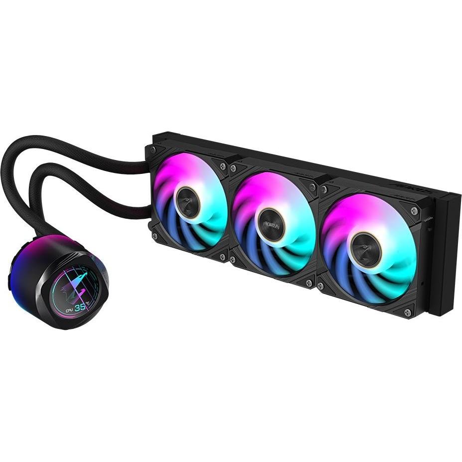 Gigabyte AORUS Waterforce X II 360, CPU Wasserkühler, Schwarz