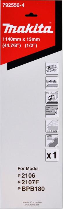 Immagine prodotto Makita Lama per sega a nastro BiM per metallo