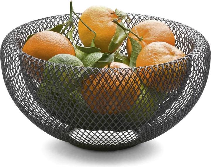 Image du produit Philippi Fruitschaal | Magnifique eyecatcher | Mesh Schaal XL | | Poedercoating staal (40 x 14 cm)