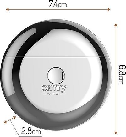 Actual product image Camry CR 2938 Travel shaver 2 heads from ears