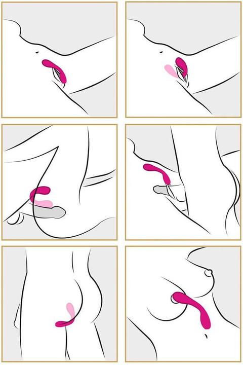Actual product image Xouxou Erotic Bendable Couples Vibrator