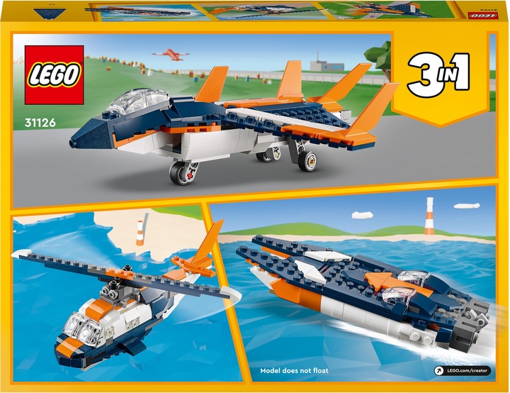 Produktbild LEGO Überschalljet (31126, LEGO Creator 3-in-1)