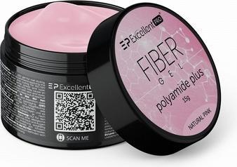Excellent PRO Fiber Gel Polyamide Plus Building Gel Natural Pink 15g