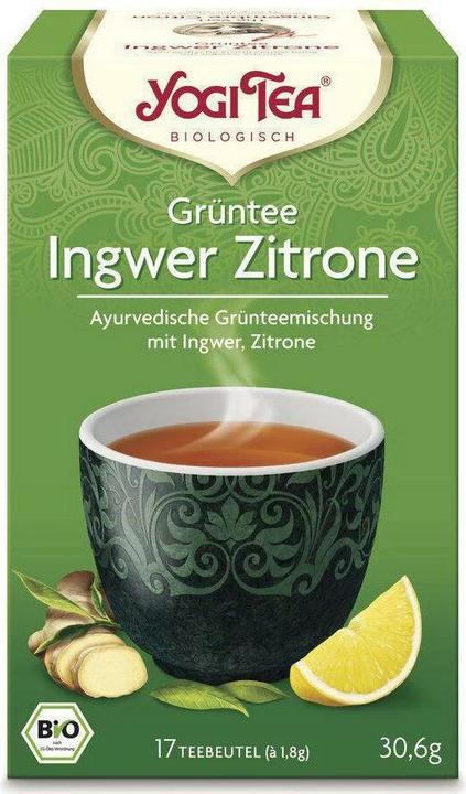 Yogi Tea Thé vert, gingembre et citron (30.60 g)