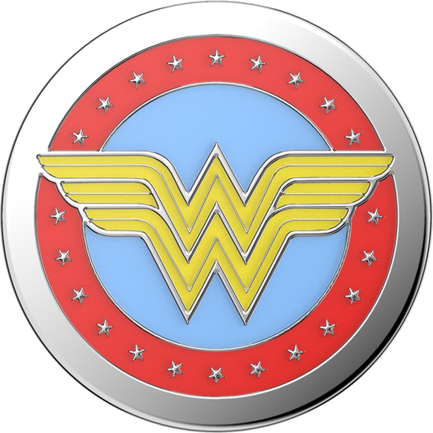 Thumbnail - PopSockets PopGrip Enamel Wonder Woman, Smartphone Halterung, Weiss