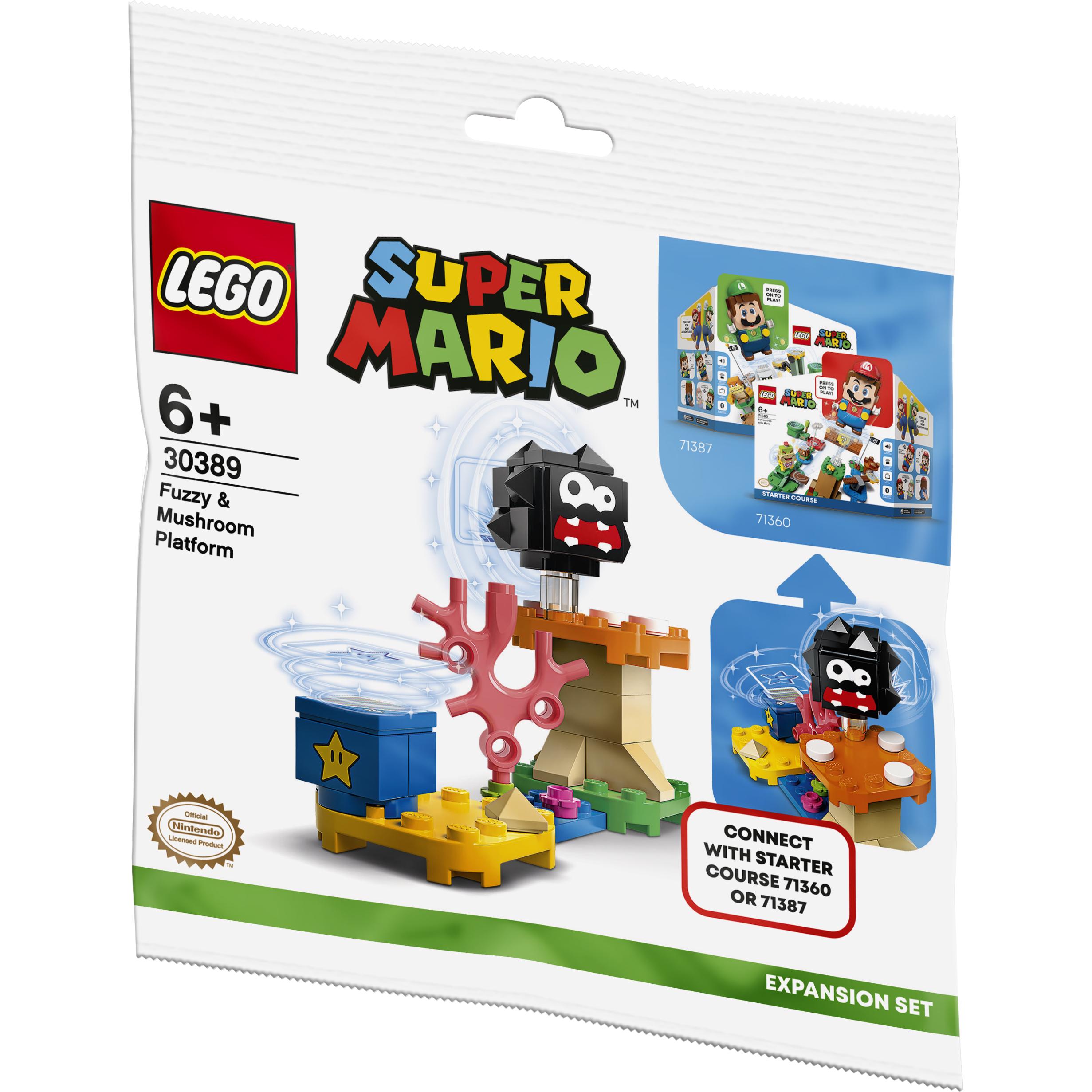 Thumbnail - LEGO Fuzzy & Pilz-Plattform - Erweiterungsset (30389, LEGO Super Mario)