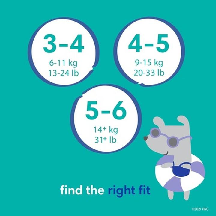 Produktbild Pampers Splashers (Gr. 4, Gr. 5, Tragepack, 11 Stk.)