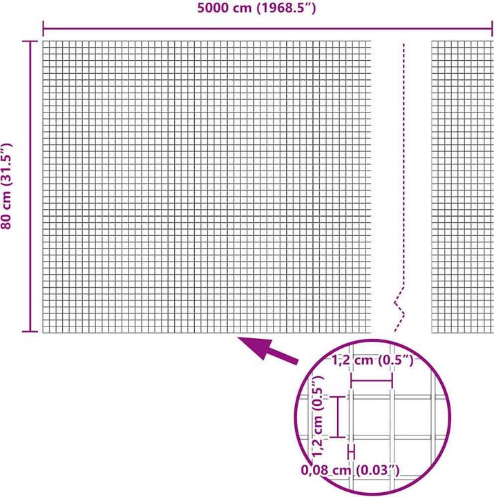 Produktbild vidaXL Gartenzaun