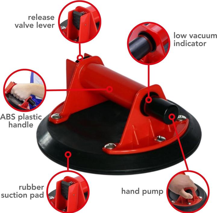 Produktbild Toolland Saugnapf (120 kg)