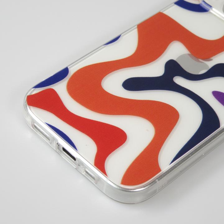Actual product image PhoneLook Cover rubber silicone coloured waves Margarita (Apple iPhone 15)