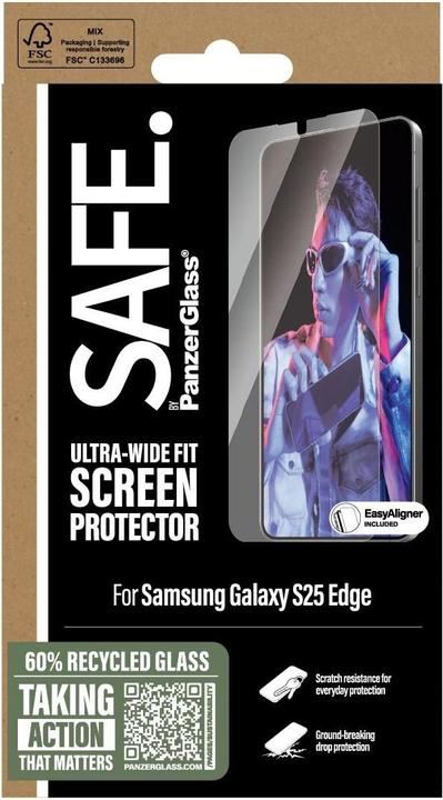 Immagine prodotto PanzerGlass Protettore ultra ampio (1 pz., Samsung Galaxy S25 Edge)