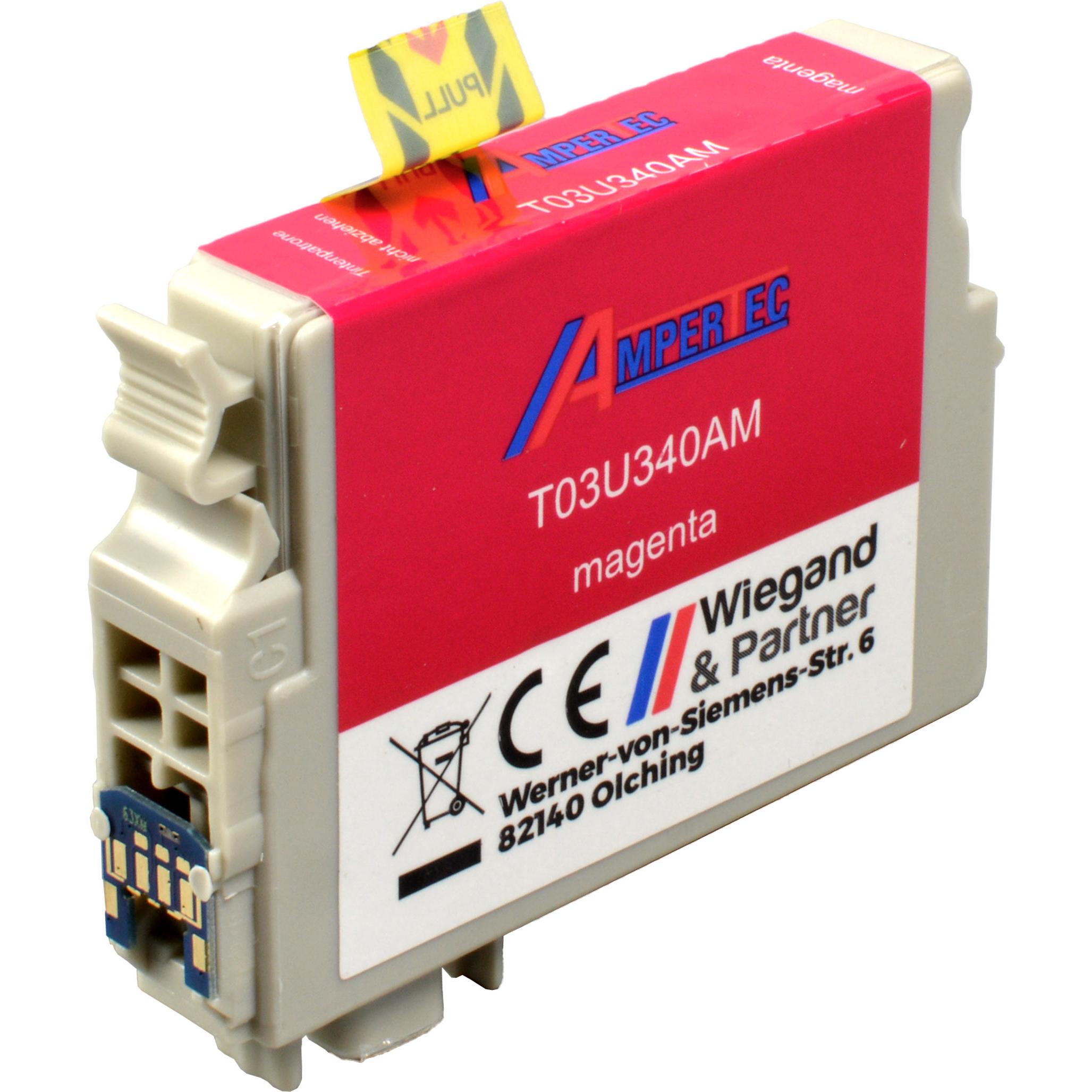 Ampertec, Druckerpatrone, Tinte ersetzt Epson C13T03U340 603 magenta (M)