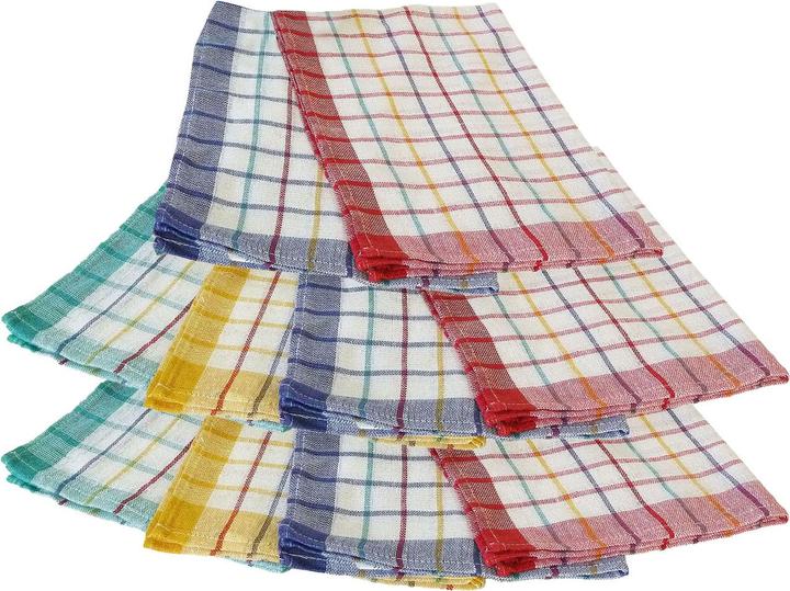 Casativo Geschirrtücher aus 100% Baumwolle, 10er Set (50 x 70 cm)