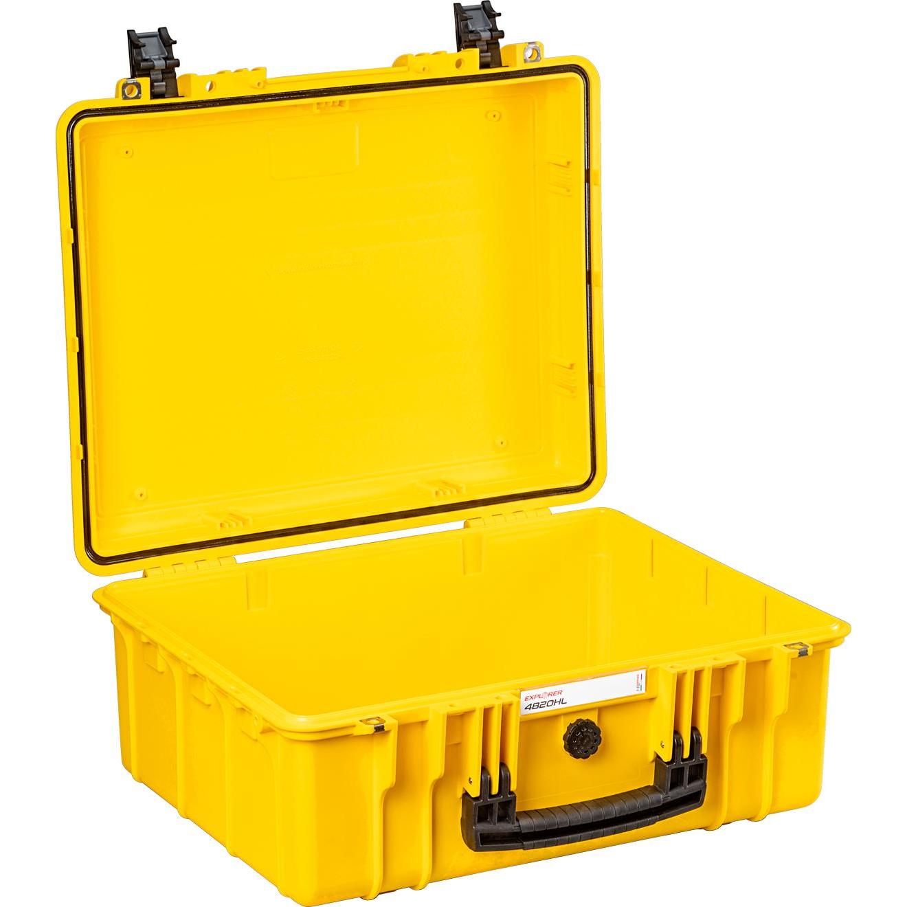 Explorer Cases Outdoor Koffer 4820HL.Y E yellow empty (B x H x T) 48 x 37 x 21 (Kamera Beutel, 36.40 l), Kameratasche, G...
