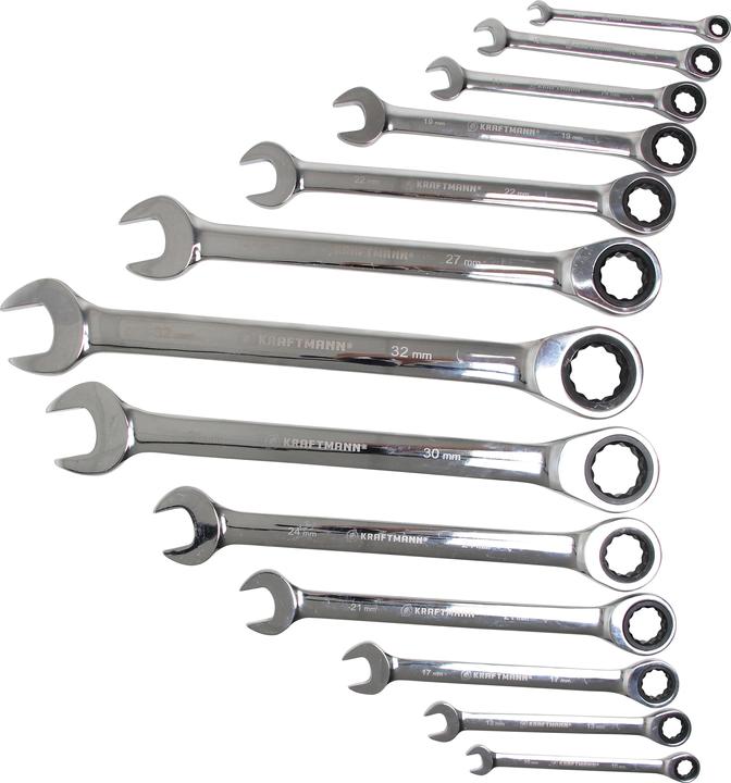 Produktbild BGS Ratschenring-Maulschlüssel-Satz (32 mm, 19 mm, 27 mm, 22 mm, 30 mm, 24 mm, 8 mm, 12 mm, 13 mm, 14 mm, 21 mm, 17 mm, 10 mm)