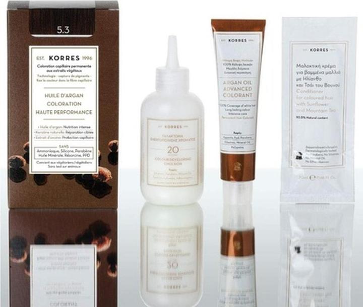 Immagine prodotto Korres Colore per capelli all'olio di argan (No. 5.3 - Golder / Miele Marrone chiaro)