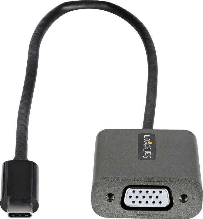 Actual product image StarTech com USB C to VGA Adapter - 1080p USB Type-C to VGA Adapter Dongle - USB-C (DP Alt Mode)... (USB-C, 39 cm)