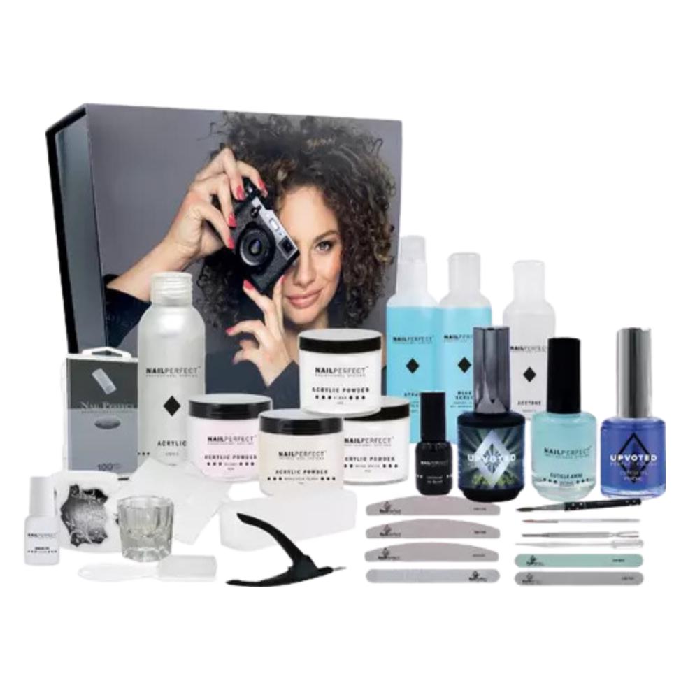 Nail Perfect, Schoonheidsgeschenkset, Nagel Perfect - Acrylstudentskit