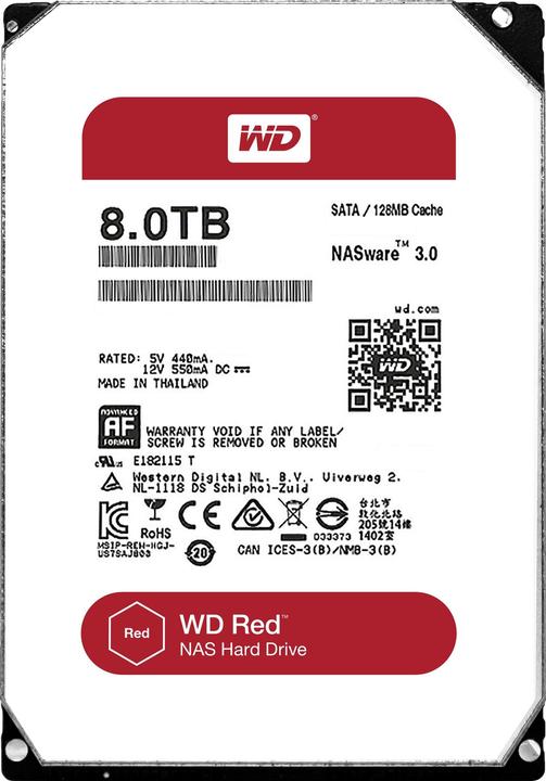 Immagine prodotto WD Rosso (8 TB, 3.5", CMR)