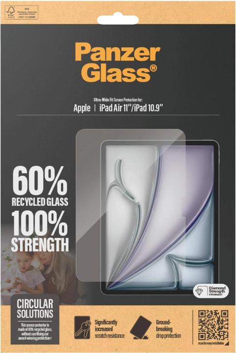 Produktbild PanzerGlass Ultra-Wide Fit (1 Stk., Apple iPad Air 11 2024, Apple iPad Pro 11 2024)