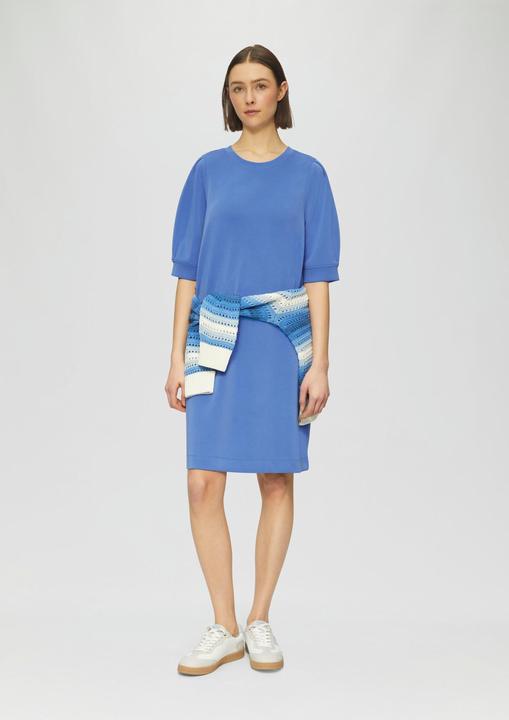 Produktbild S.Oliver Kleid Kurzes Scuba-Kleid mit Faltendetail am Arm (46)