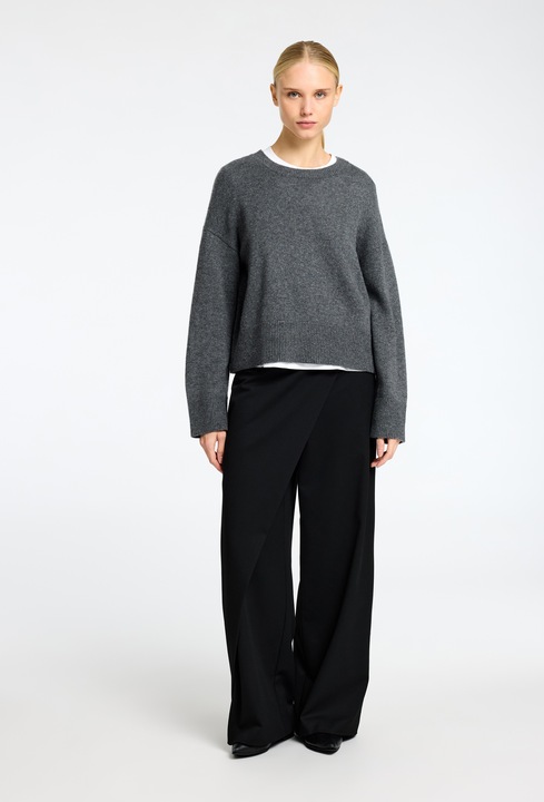 Actual product image Selected Femme Slflara Ls Knit O-Neck Bf (XXL)