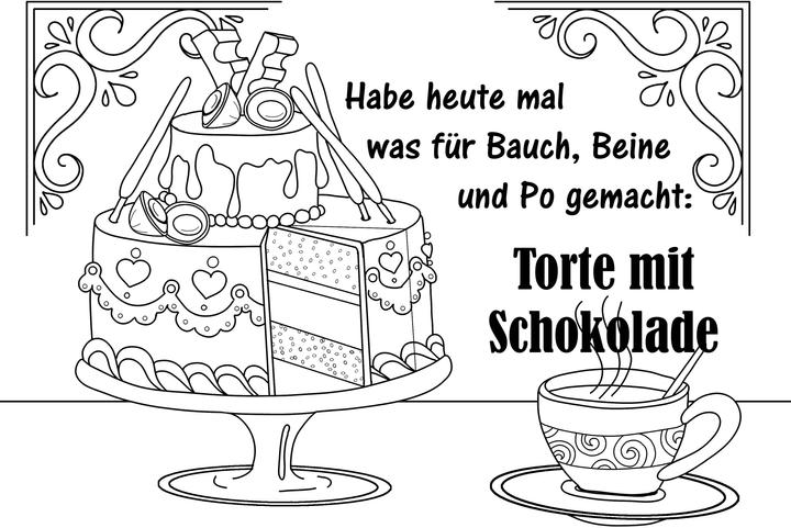 Produktbild Malbuch für Erwachsene: Mal dich schlank!