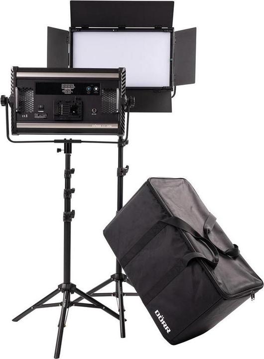Dörr Kit di 2 pannelli LED DLP-100W con 2 treppiedi e borsa (novità)