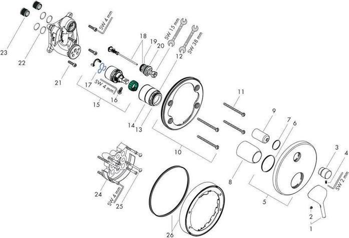 Produktbild hansgrohe Talis S Chrom