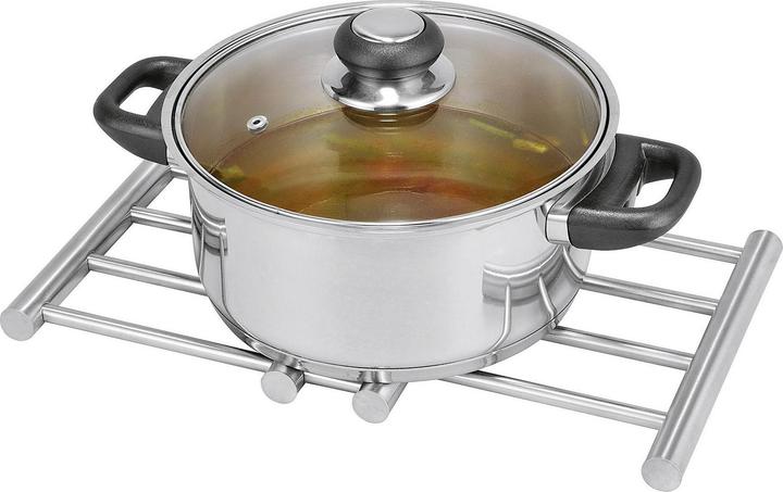 Produktbild Axentia Topfuntersetzer, Edelstahl (1 x, Pfannenuntersetzer)