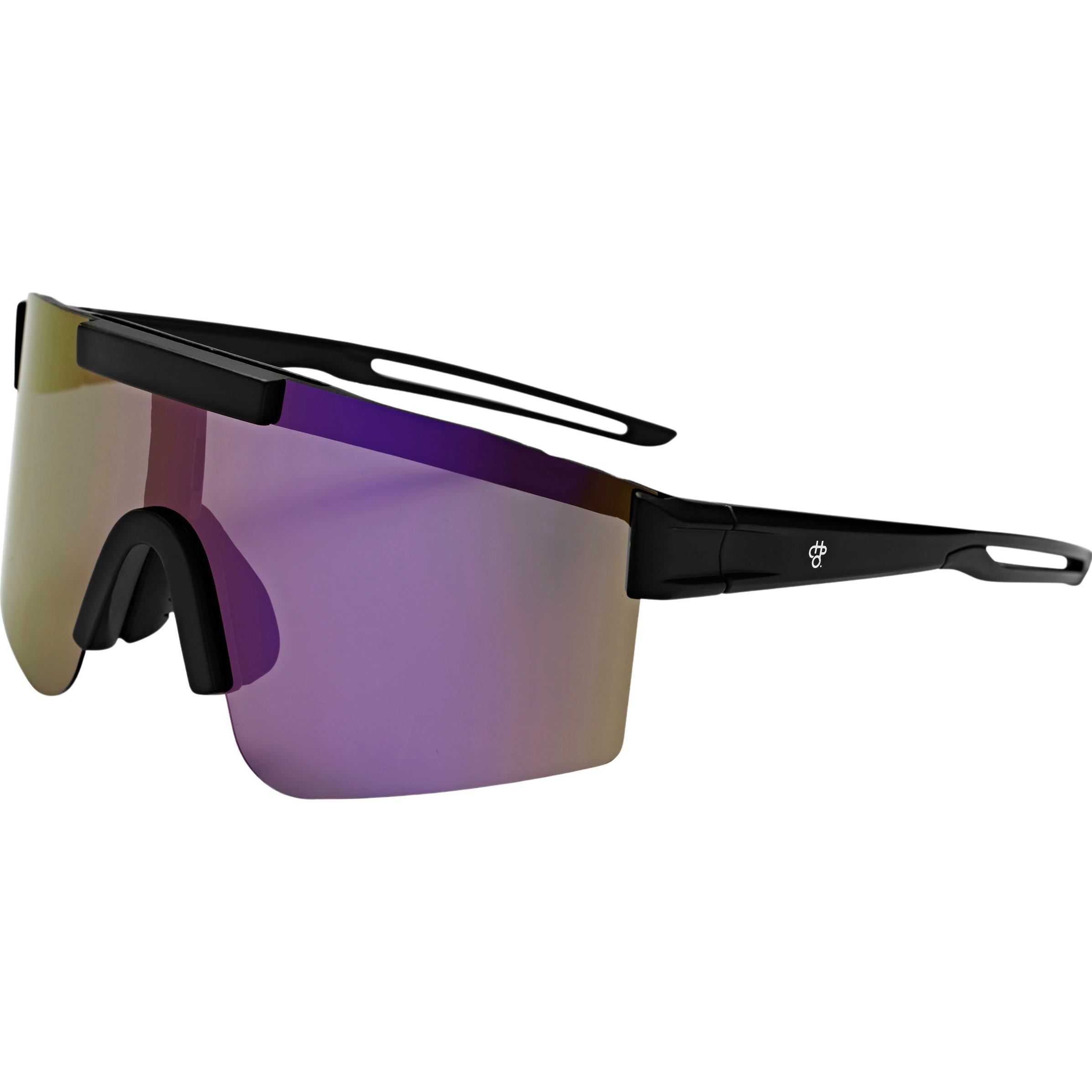 CHPO, Unisex, Sportbrille, Luca (Schwarz, Braun), Schwarz