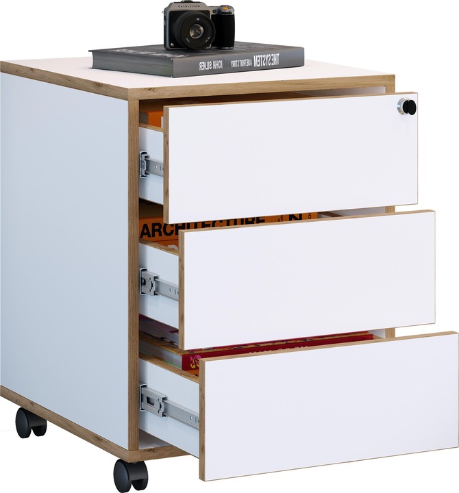 Produktbild VCM Büro Rollcontainer Salia 3 Schublade (50 x 42 x 45 cm)