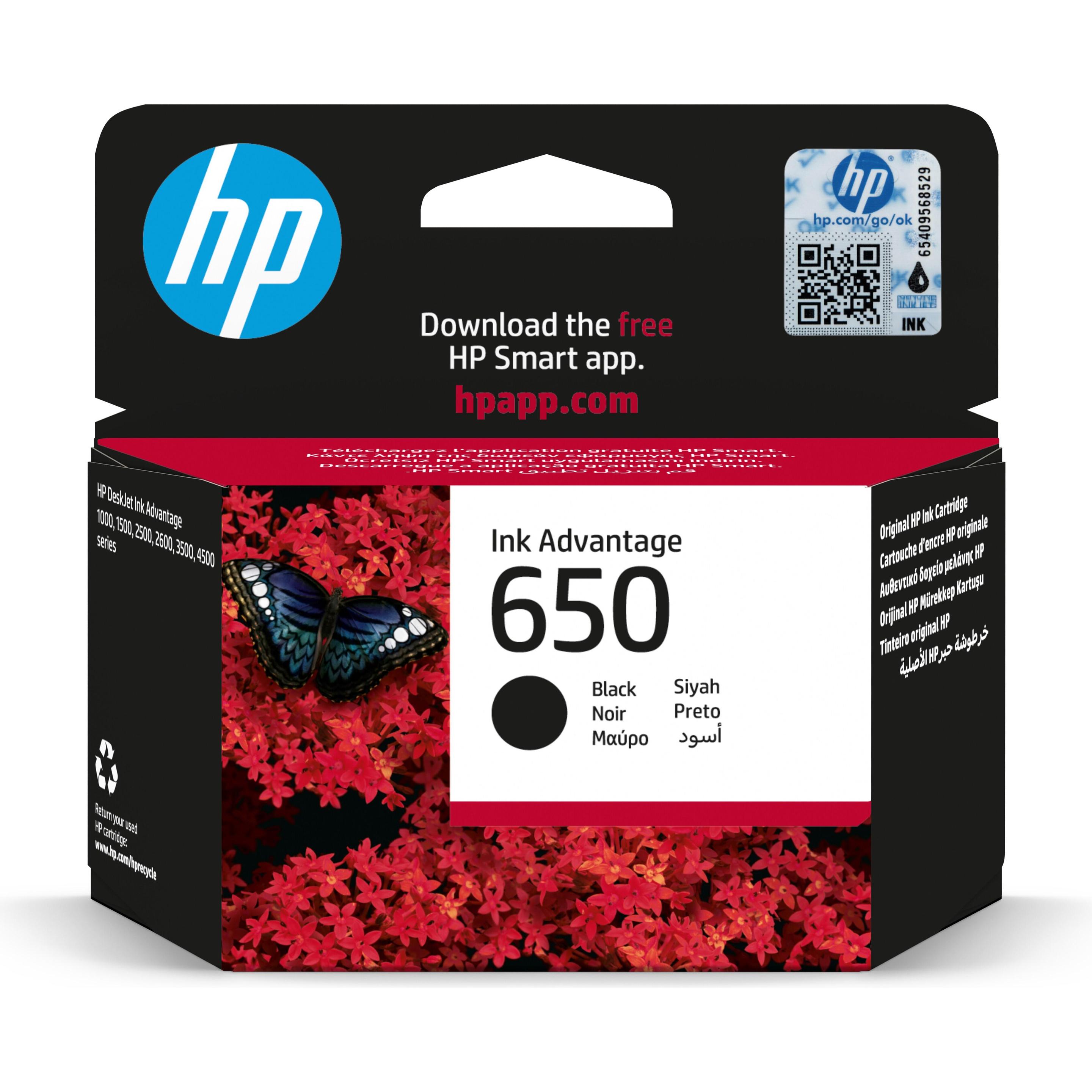 Thumbnail - HP, Druckerpatrone, 650 Black Original Ink Advantage Cartridge (BK)