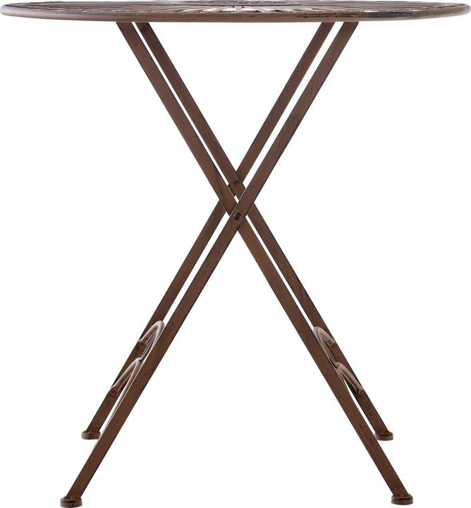 Actual product image CLP Table Tegal, antique brown (71 cm)