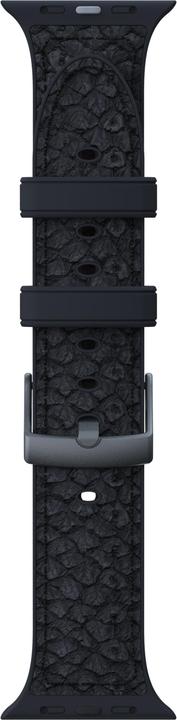 Produktbild Njord Vindur Watch Strap for Apple Watch 44/45mm (45 mm, Veganes Leder, Edelstahlverschluss, Lachsleder)