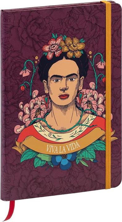 Image du produit Clairefontaine Frida Kahlo, Carnet RR A5 160P L ass. (A5, À rayures, Couverture rigide)