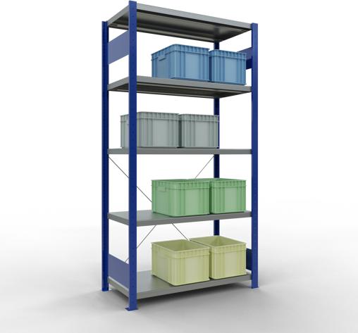 Actual product image Schulte Lagertechnik MULTIplus250 basic racking system with cross braces