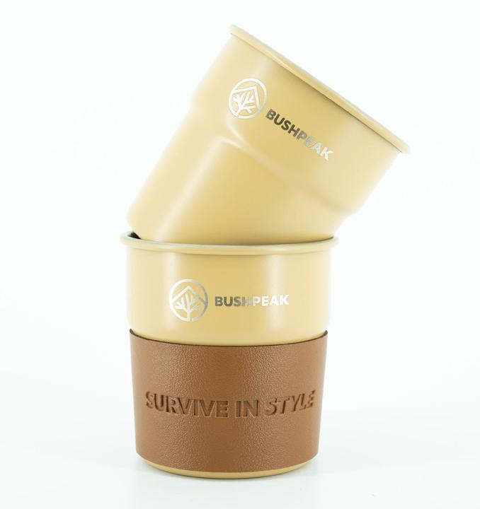 Produktbild Bushpeak Chromstahlbecher 2er-Set