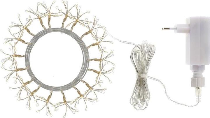 Sirius LED light chain Angel Hair Nova, 192 LEDs, 2.4 m, silver (5.40 m)