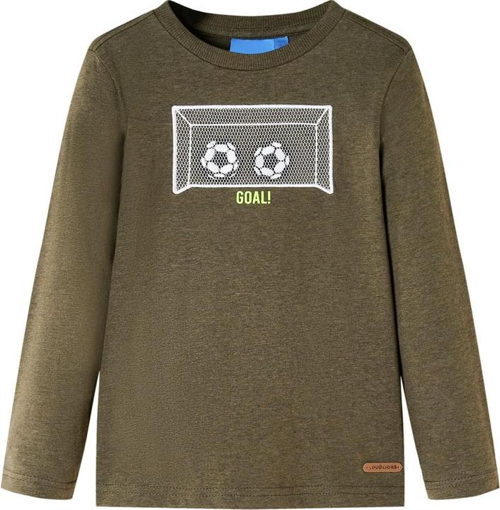 Immagine prodotto vidaXL Camicia a maniche lunghe per bambini arancione chiaro 116,Materiale: 100 (116)