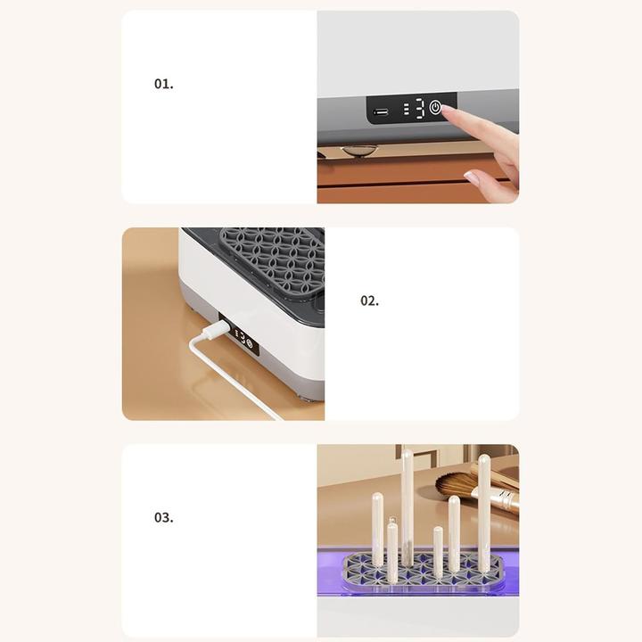Produktbild Cbx 2-in-1 Ultraschallreiniger für Schmuck, Brillen & mehr (400 ml)